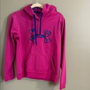 Under Armour Pink and Blue Hoodie